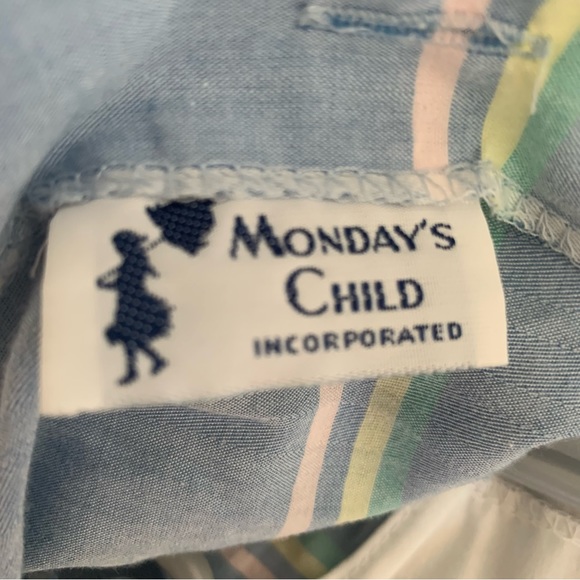 VTG 80s 90s cottagecore dress Mondays Child 2T 3T - Picture 6 of 7